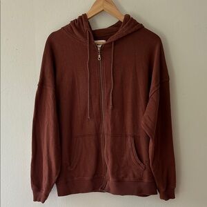 Aeropostale Woman’s Brown Hoodie Sweater size medium